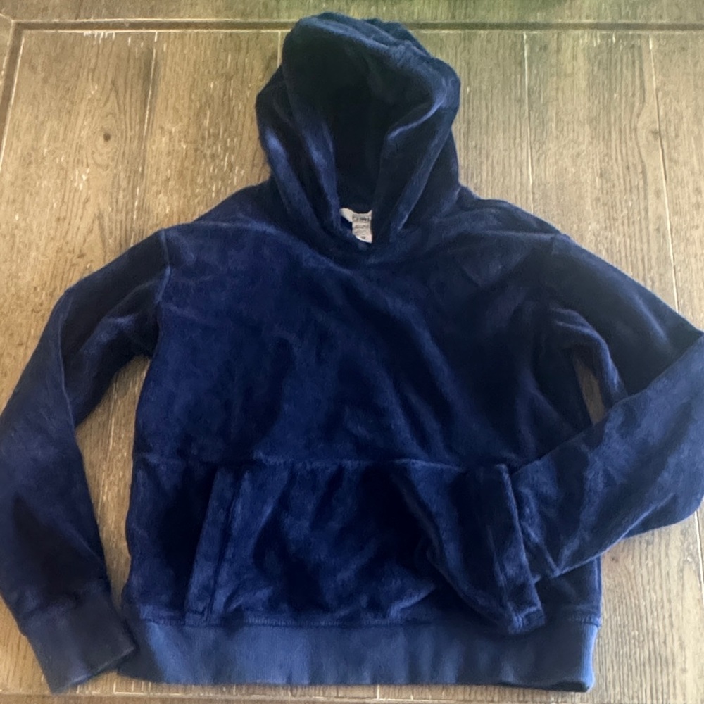 Athleta Girl Plush Navy Pullover
